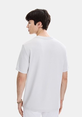 BACKANDBOND - B35S10049 Erkek Gri Bisiklet Yaka T-Shirt
