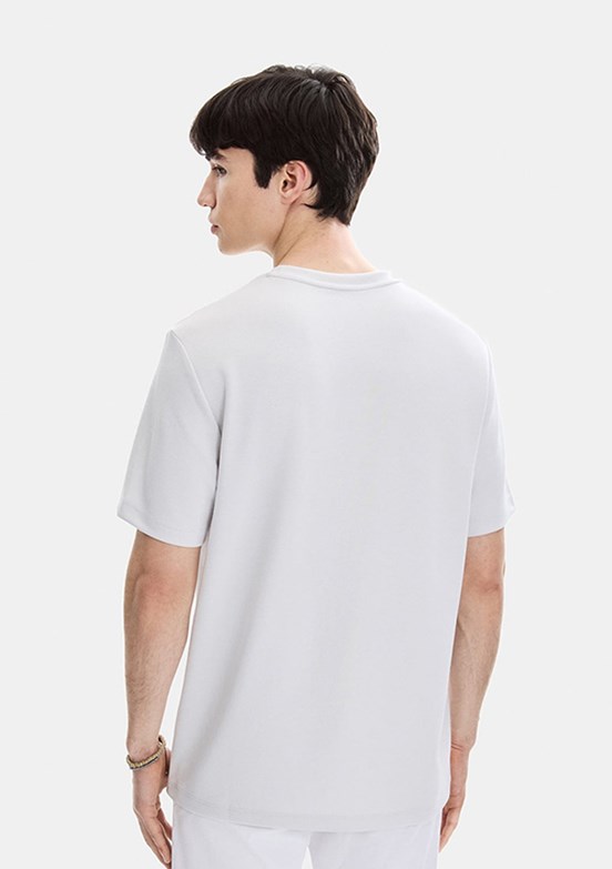 BACKANDBOND - B35S10049 Erkek Gri Bisiklet Yaka T-Shirt