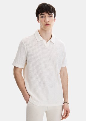 BACKANDBOND - B35S10048 Erkek Bej Polo Yaka T-Shirt
