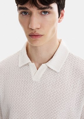 BACKANDBOND - B35S10048 Erkek Bej Polo Yaka T-Shirt