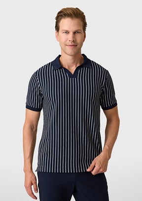 BACKANDBOND - B35S10012 Erkek Lacivert Polo Yaka T-Shırt