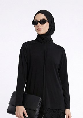 ARMİNE - 26YT660 Kadın Siyah Pantolon Takım