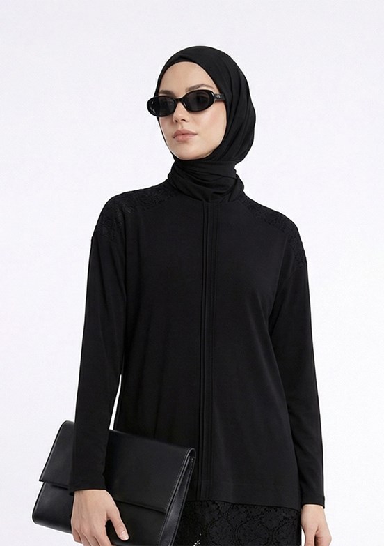 ARMİNE - 26YT660 Kadın Siyah Pantolon Takım