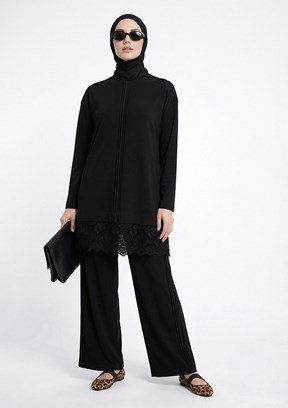 ARMİNE - 26YT660 Kadın Siyah Pantolon Takım