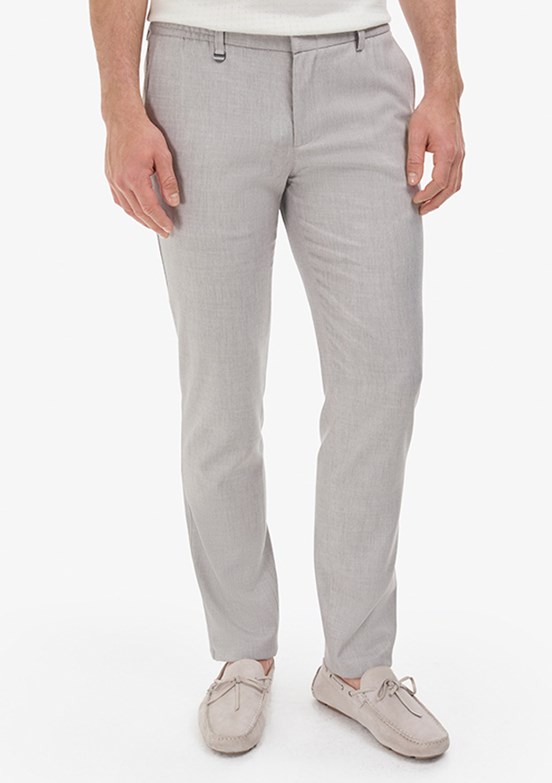 PİERRE CARDİN - Erkek Gri Slim Pantolon
