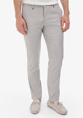 PİERRE CARDİN - Erkek Gri Slim Pantolon
