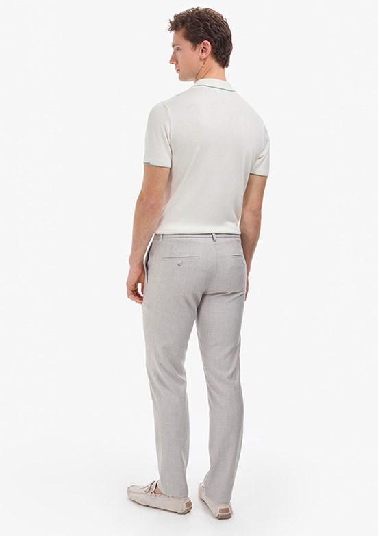 PİERRE CARDIN Erkek Gri Slim Pantolon
