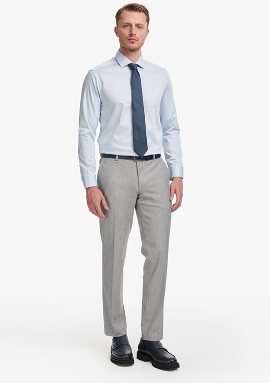 PİERRE CARDİN - Erkek Gri Slim Pantolon