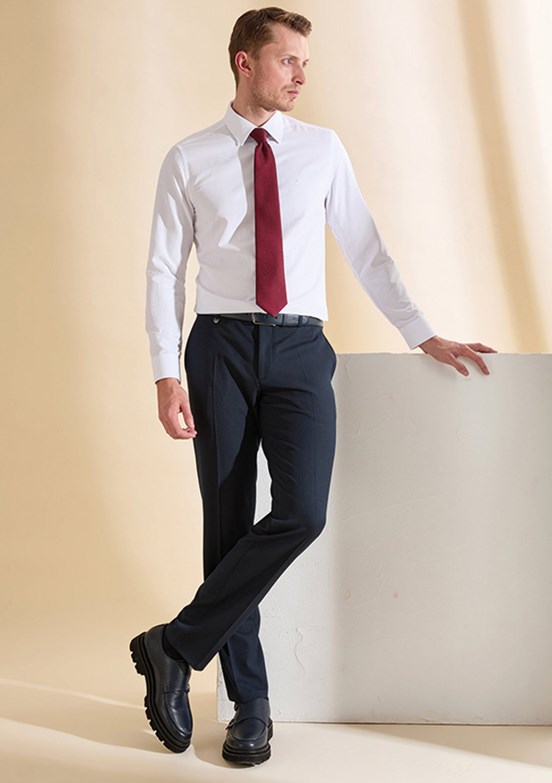 PİERRE CARDİN - Erkek Lacivert Slim Pantolon