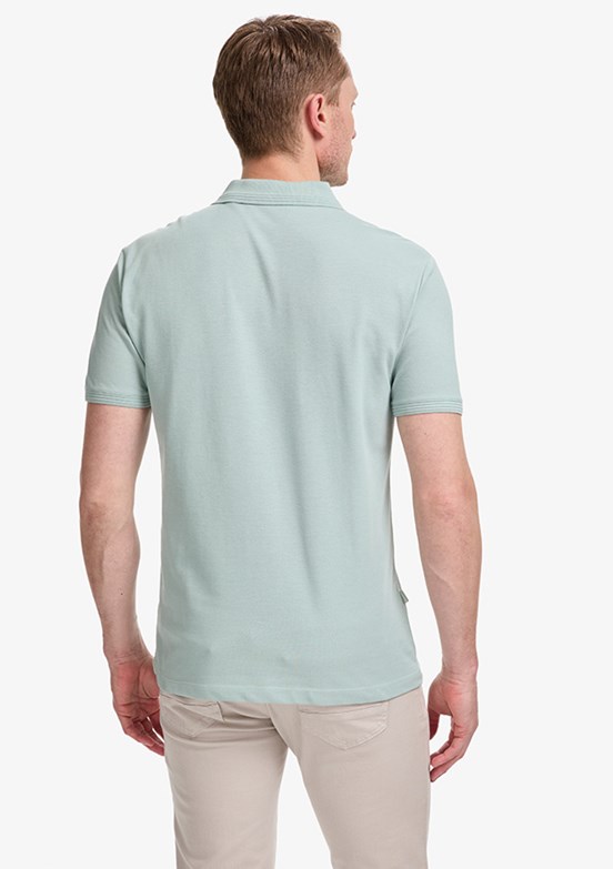 PİERRE CARDİN - Erkek Yeşil Basic T-Shirt