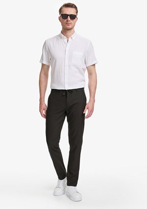 PİERRE CARDİN - Erkek Siyah Slim Pantolon