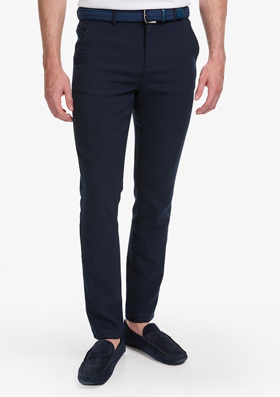 PİERRE CARDİN - Erkek Lacivert Slim Pantolon