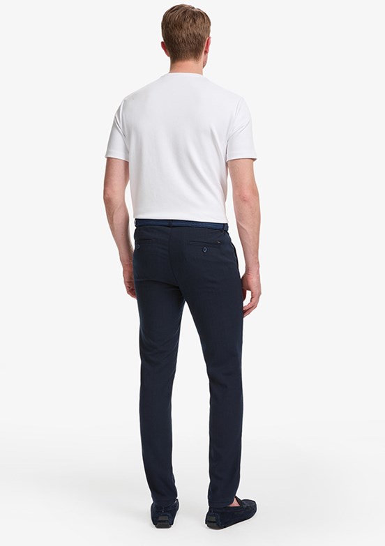 PİERRE CARDİN - Erkek Lacivert Slim Pantolon