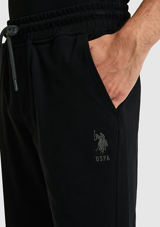 US POLO ASSN - Erkek Siyah Bermuda Şort