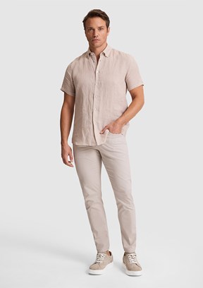 US POLO ASSN - Erkek Bej Chino Pantolon