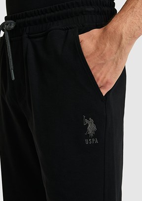 US POLO ASSN - Erkek Siyah Bermuda Şort