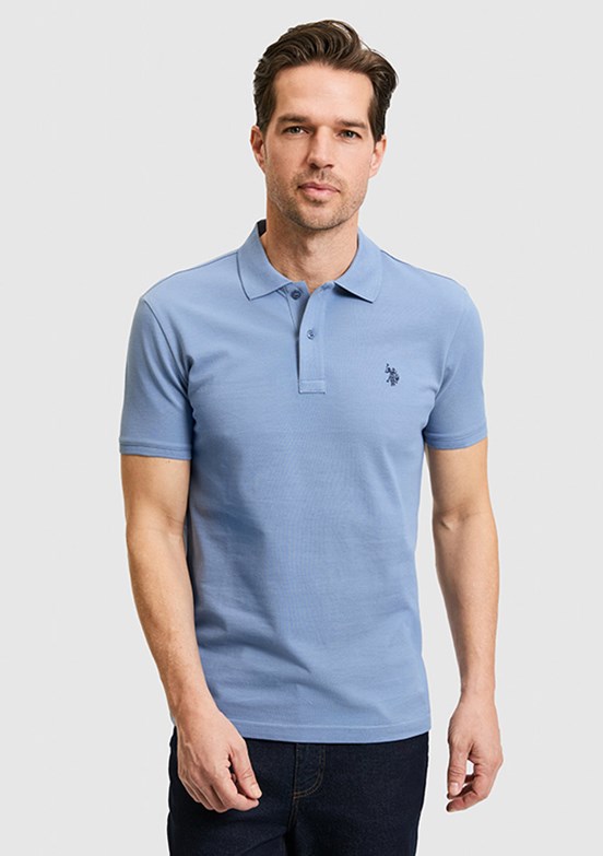 US POLO ASSN - Erkek Lacivert Basic T-Shirt
