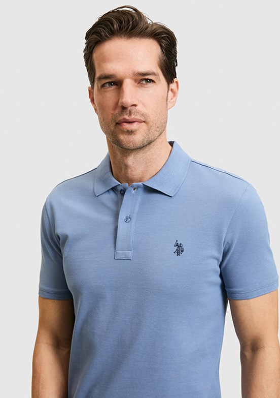 US POLO ASSN - Erkek Lacivert Basic T-Shirt