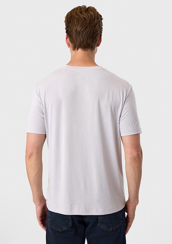 BACKANDBOND - BTS1000100000 Erkek Gri Regular T-Shirt