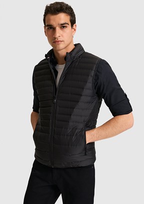US POLO ASSN - Erkek Siyah Basic Yelek