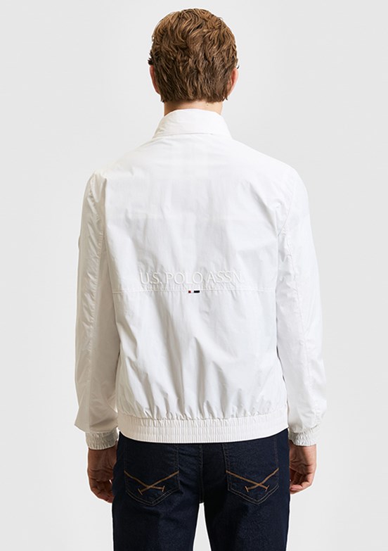 US POLO ASSN - Erkek Beyaz Basic Mont