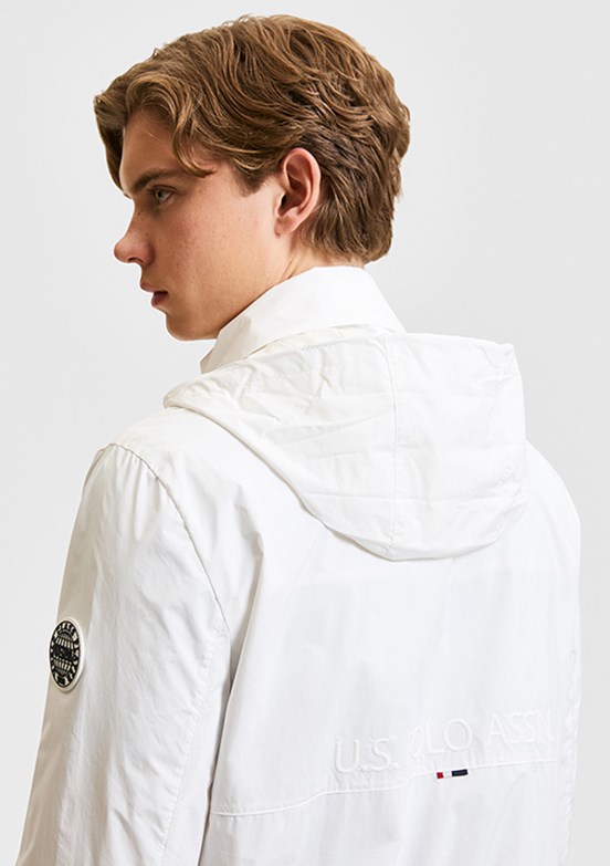 US POLO ASSN - Erkek Beyaz Basic Mont