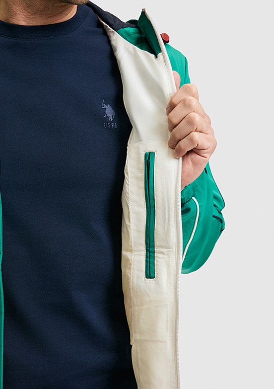 US POLO ASSN - Erkek Yeşil Basic Mont