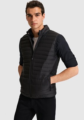 US POLO ASSN - Erkek Siyah Basic Yelek