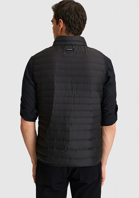 US POLO ASSN - Erkek Siyah Basic Yelek