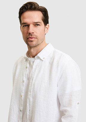 US POLO ASSN - Erkek Beyaz Regular Gömlek
