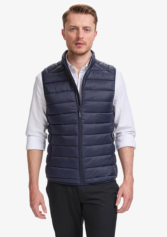 PIERRE CARDIN - Erkek Lacivert Slim Mont