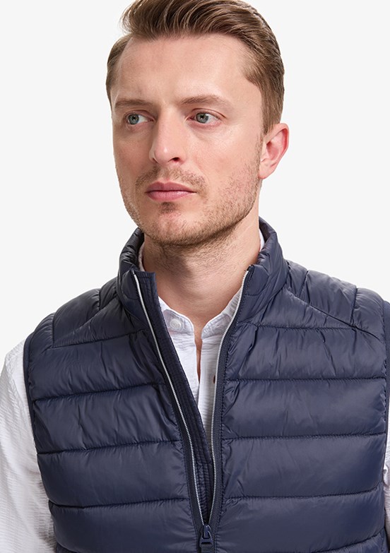 PIERRE CARDIN - Erkek Lacivert Slim Mont