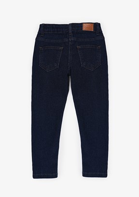 US POLO ASSN - Erkek Çocuk Mavi Skinny Jean Pantolon