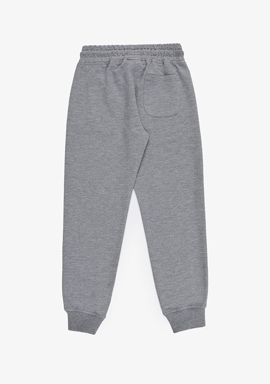 US POLO ASSN - Erkek Çocuk Gri Regular Pantolon