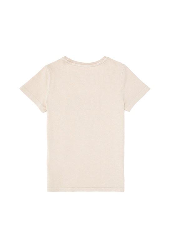 US POLO ASSN - Erkek Çocuk Bej Regular T-Shirt