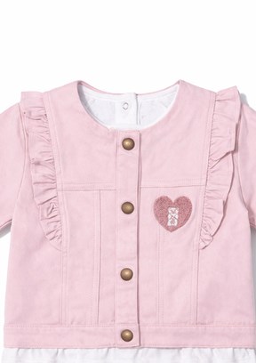 HARİBO - S26G4CTT801 Kız Bebek Pembe Eşofman Takımı