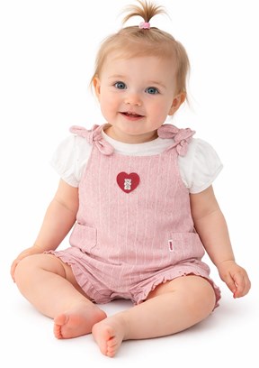 HARİBO - S26G4TLM802 Kız Bebek Pembe Eşofman Takımı