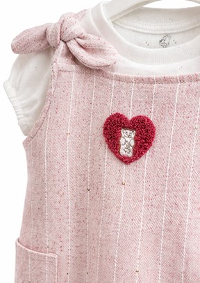 HARİBO - S26G4TLM802 Kız Bebek Pembe Eşofman Takımı