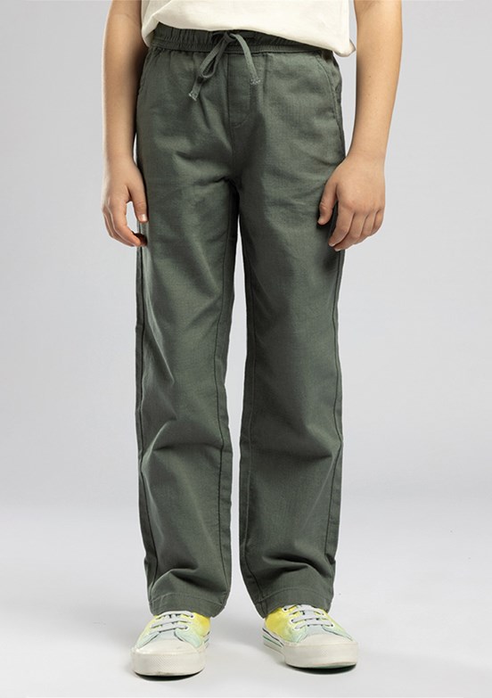 LEE COOPER Many - 262 LCB 221005 Erkek Çocuk Yeşil Chino Pantolon