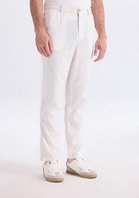 LEE COOPER - 262 LCM 221006 Erkek Beyaz Dokuma Pantolon