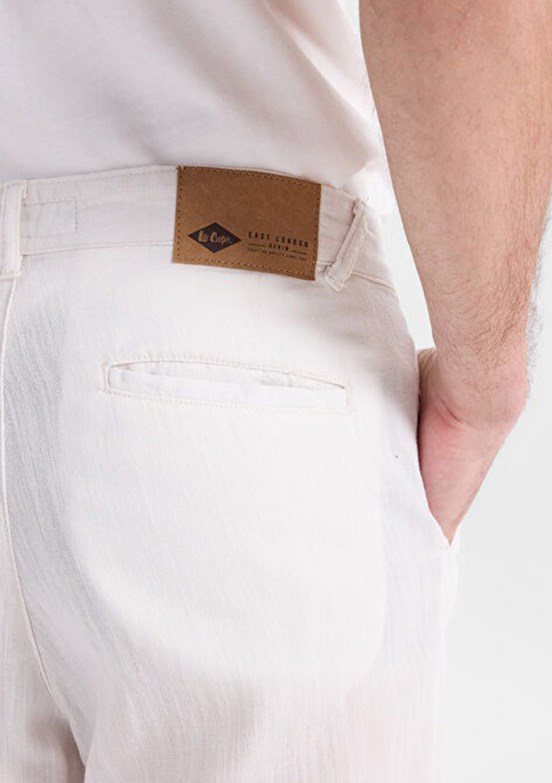 LEE COOPER - 262 LCM 221006 Erkek Beyaz Dokuma Pantolon