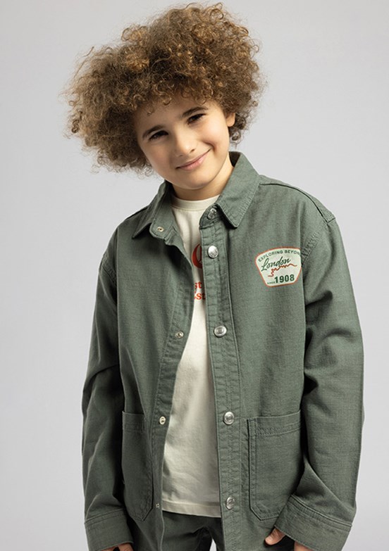 LEE COOPER Wade - 262 LCB 231001 Erkek Çocuk Yeşil Regular Ceket