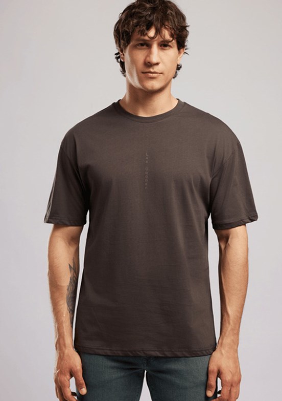 LEE COOPER Aylos - 262 LCM 242015 Erkek Kahverengi O Yaka T-Shirt