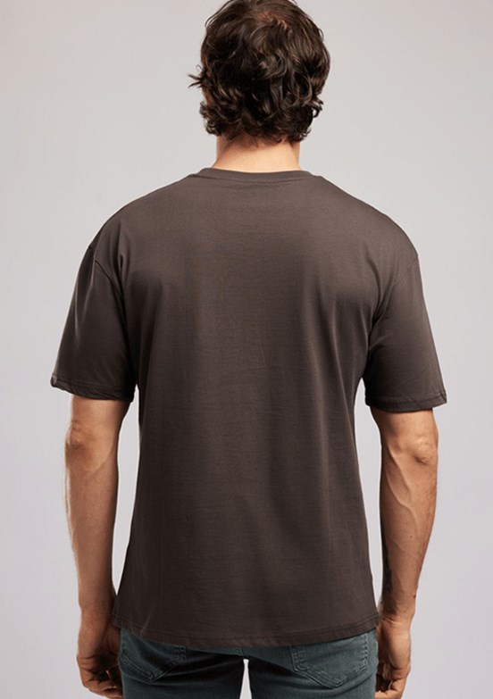 LEE COOPER Aylos - 262 LCM 242015 Erkek Kahverengi O Yaka T-Shirt
