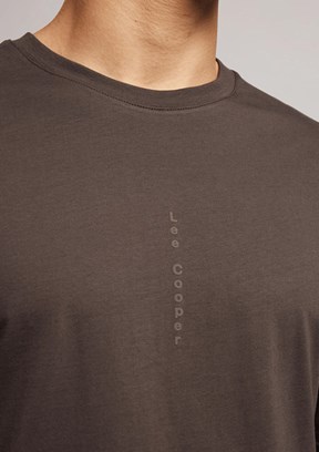 LEE COOPER Aylos - 262 LCM 242015 Erkek Kahverengi O Yaka T-Shirt
