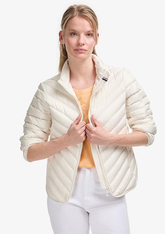 US POLO ASSN - Kadın Beyaz Basic Mont