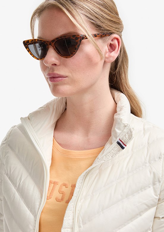 US POLO ASSN - Kadın Beyaz Basic Mont