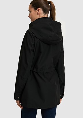 US POLO ASSN - Kadın Siyah Basic Kaban