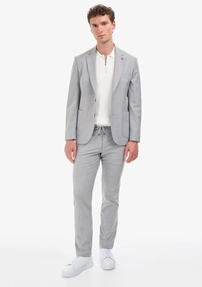 PIERRE CARDIN - Erkek Gri Slim Takım Elbise