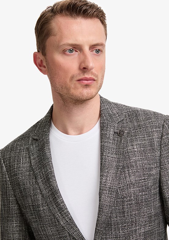PIERRE CARDIN - Erkek Siyah Slim Ceket